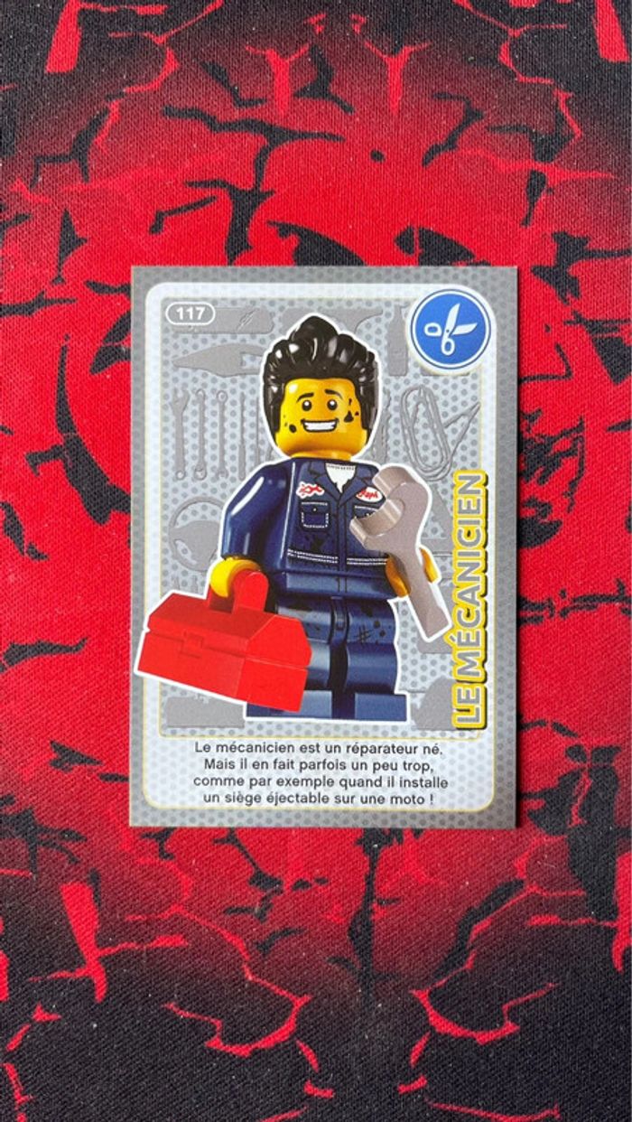 Carte Lego Créé ton Monde #117 - Le mécanicien