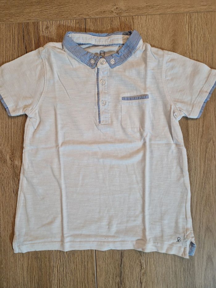 Polo col chemise manche courtes 6 ans