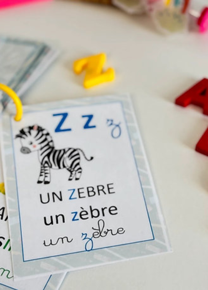 Cartes Abécédaire et les Sons Montessori - Format Porte clé - photo numéro 6