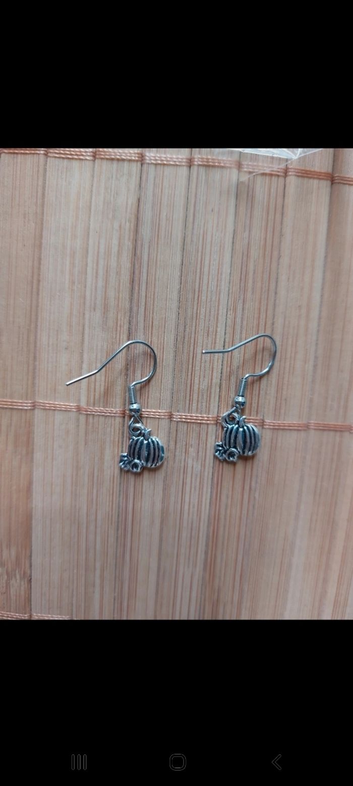 Boucles d'oreilles halloween citrouille 🎃