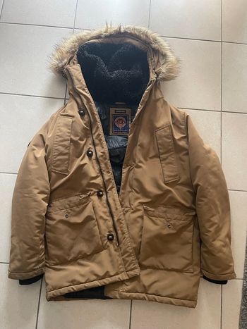 Parka superdry beige taille L