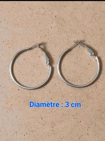Boucles  d’oreille – Créoles fantaisie