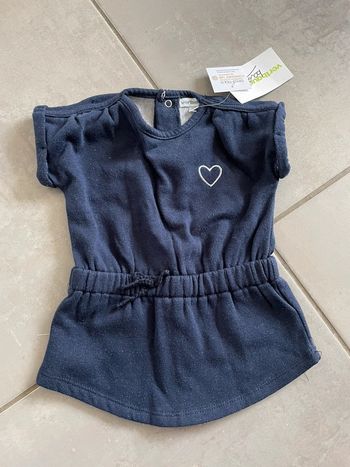 Robe Vert Baudet 12 mois 74 cm neuve