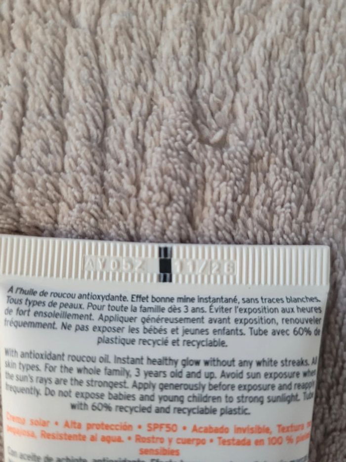 Crème Solaire spf 50 Embryolisse Visage &Corps - photo numéro 3