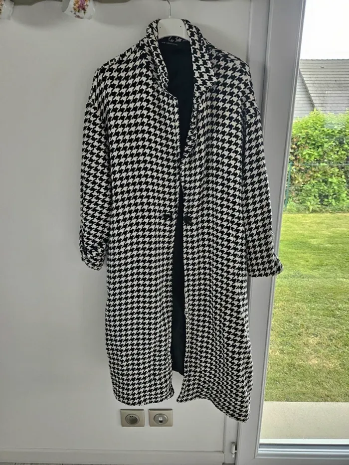 Manteau pied de poule