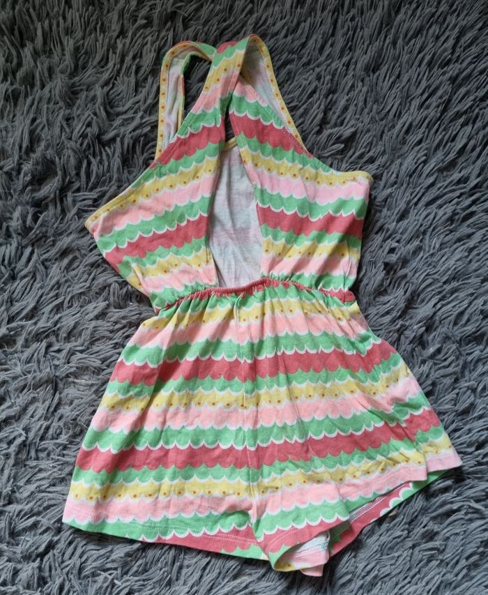 Combi-short à bretelles 2-3ans - photo numéro 4