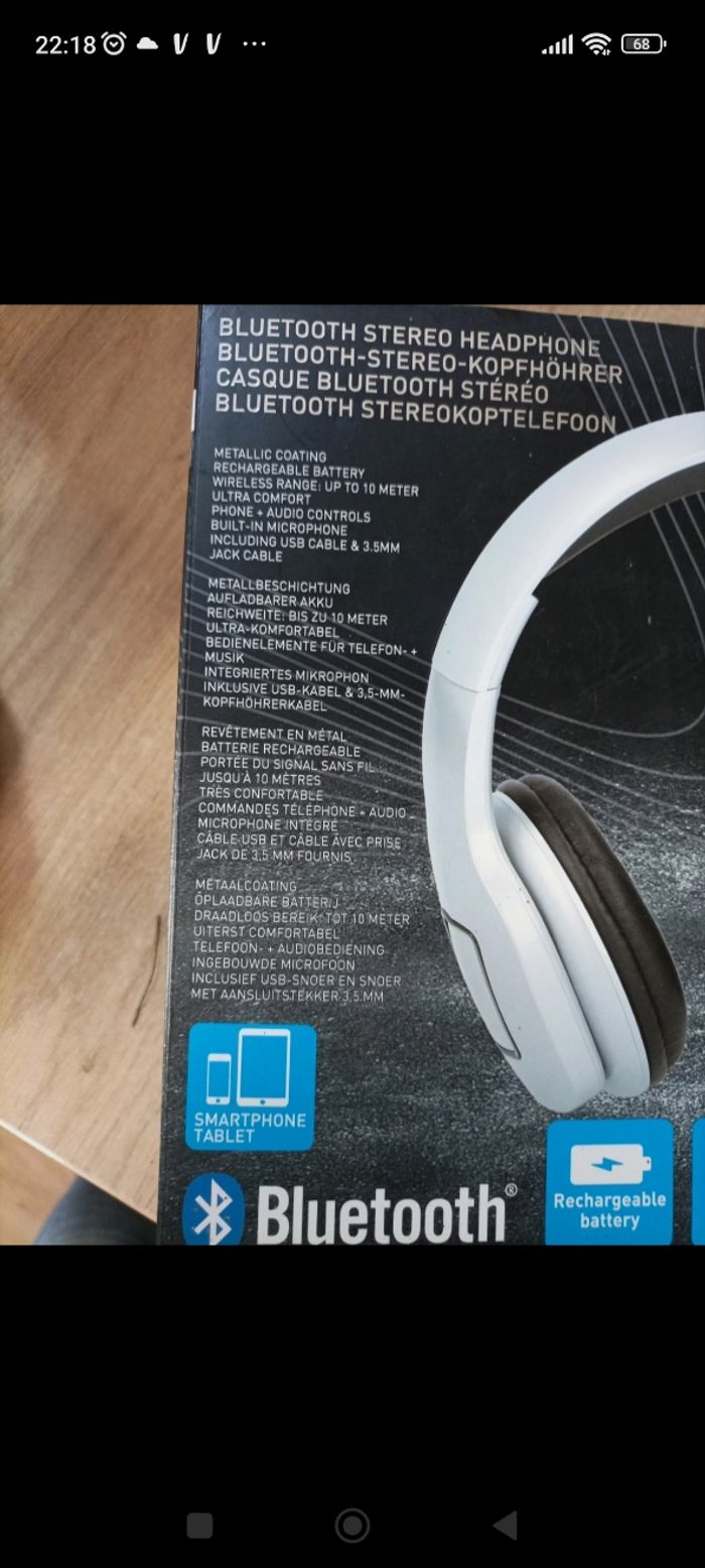Casque bluetooth stéréo grundig jamais servi - photo numéro 4