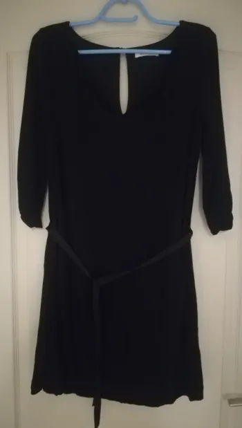 Robe noire camaïeu T. 36