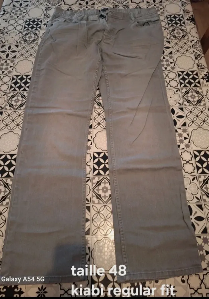 🎀  jeans kiabi regular fit taille 48 🎀