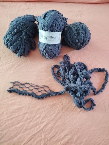 * Lot de 4 pelotes grises Papillon