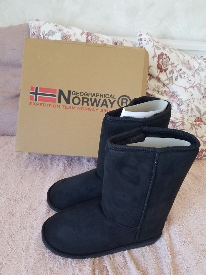 Bottes fourrées Geographical Norway t 27 NEUF - photo numéro 2
