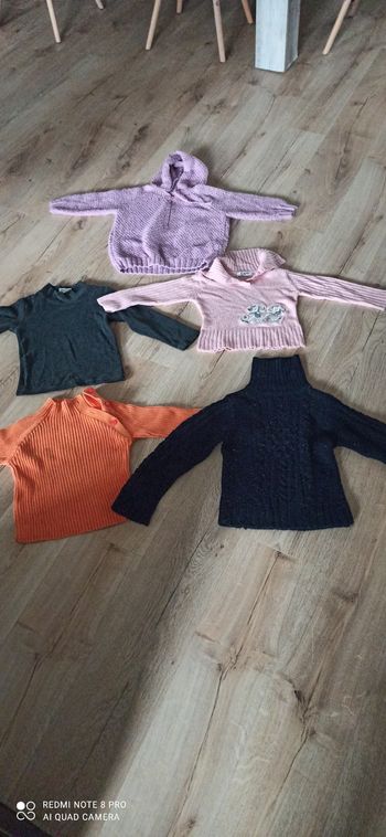 Lot de 5 pulls 6 ans