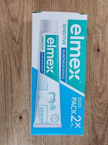 Lot de2 dentifrices elmex sensitive blancheur douce neuf