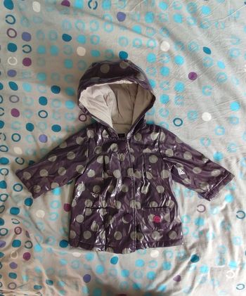 Imperméable violet fille