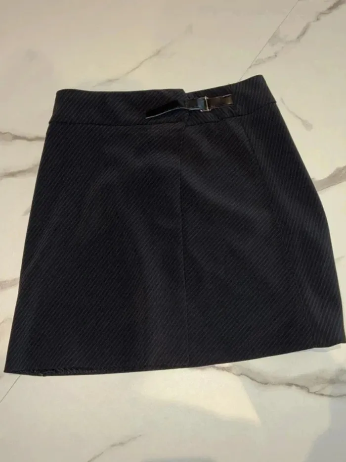 Jupe rayée noire – Sud Express – Taille 36