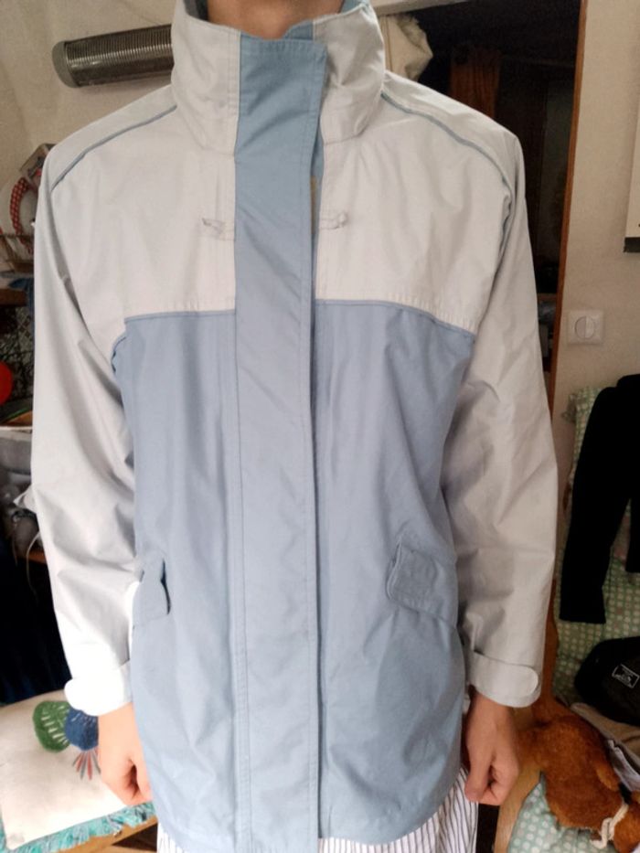 Parka coupe-vent et pluie à capuche