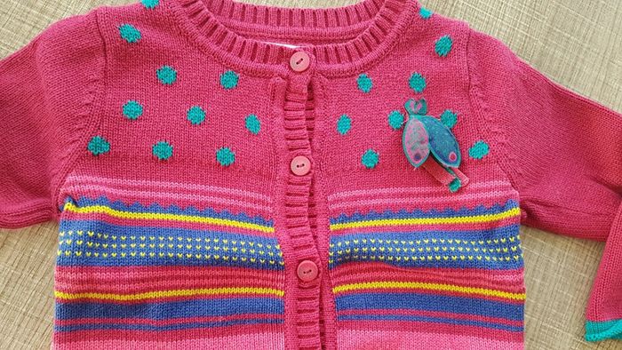 Joli gilet chaud la Cie des petits comme neuf - photo numéro 2