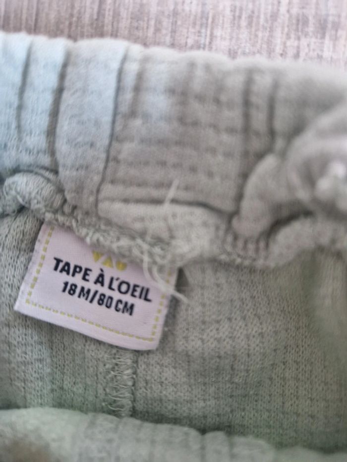 Pantalon leger + bretelles 18 mois - photo numéro 2