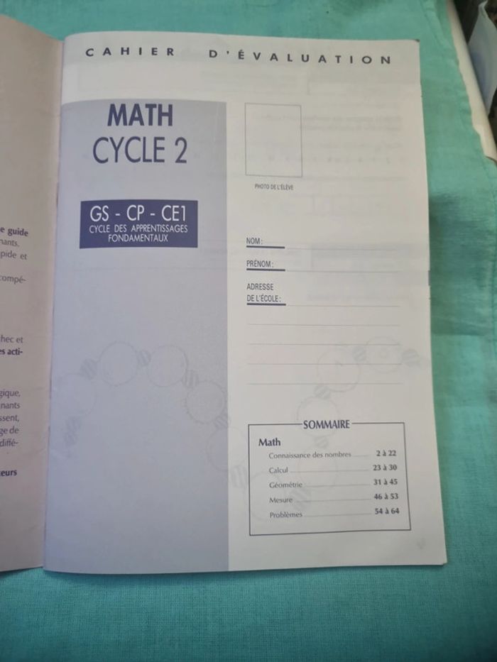 Math cycle 2 - photo numéro 3