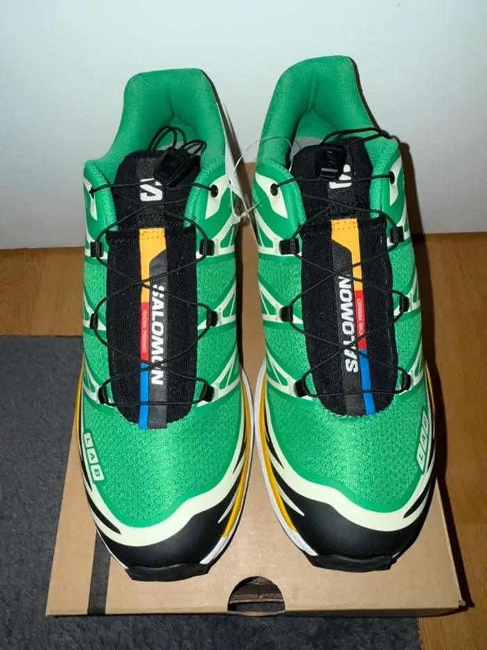 Salomon XT-6 Bright Green Black Sulphur Verte Noir - photo numéro 7