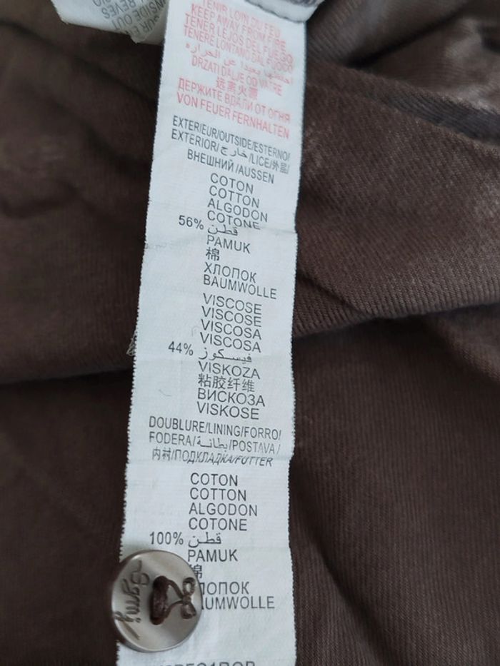 Robe manches courtes marron thème chats Sergent Major taille 5 ans - photo numéro 5