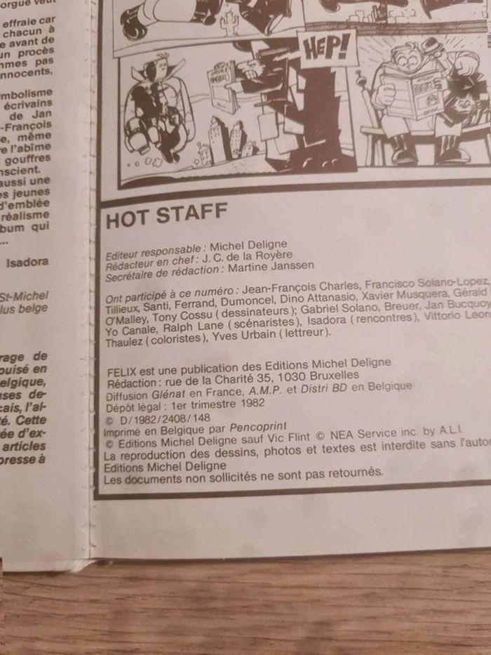 Bd Félix le magazine du suspense n°1 1982 - photo numéro 6