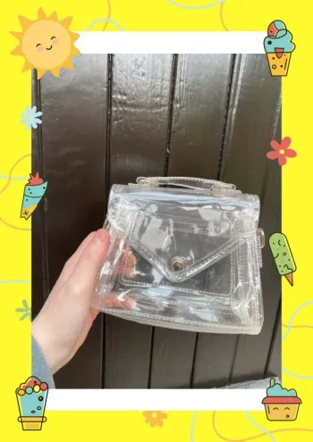 Sac à main transparent