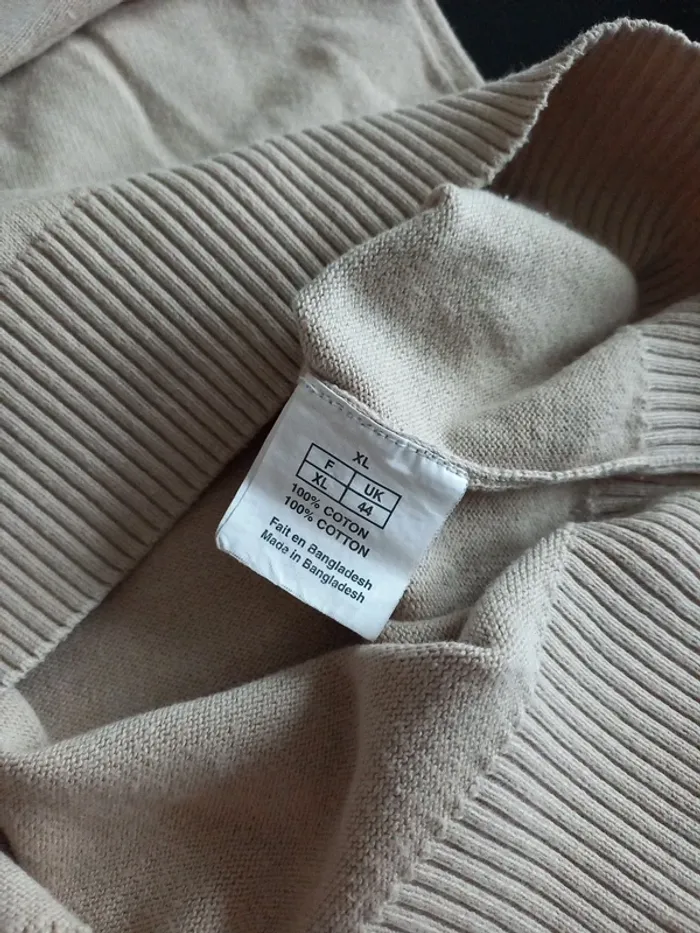 Pull beige Homme XL - photo numéro 6