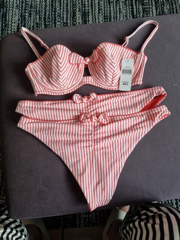 Haut bikini/ slips assortis 85C/40 Darjeeling