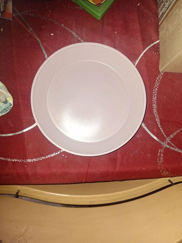Assiette plate enfant bébé bambou