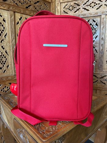 Sac à dos rouge Overline travel & co neuf