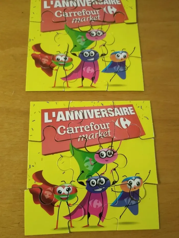 Lot de 2 petits puzzle aimanté - photo numéro 3
