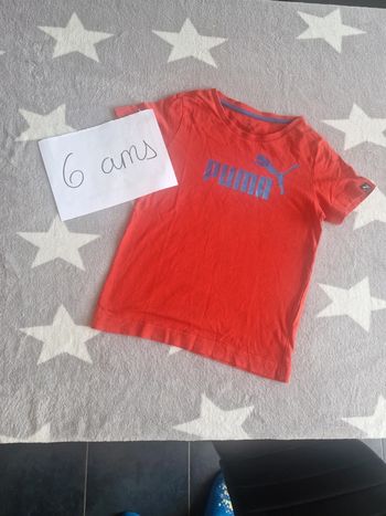 T short puma garçon