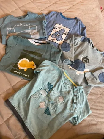 Lot de 5 tee-shirts manches longues