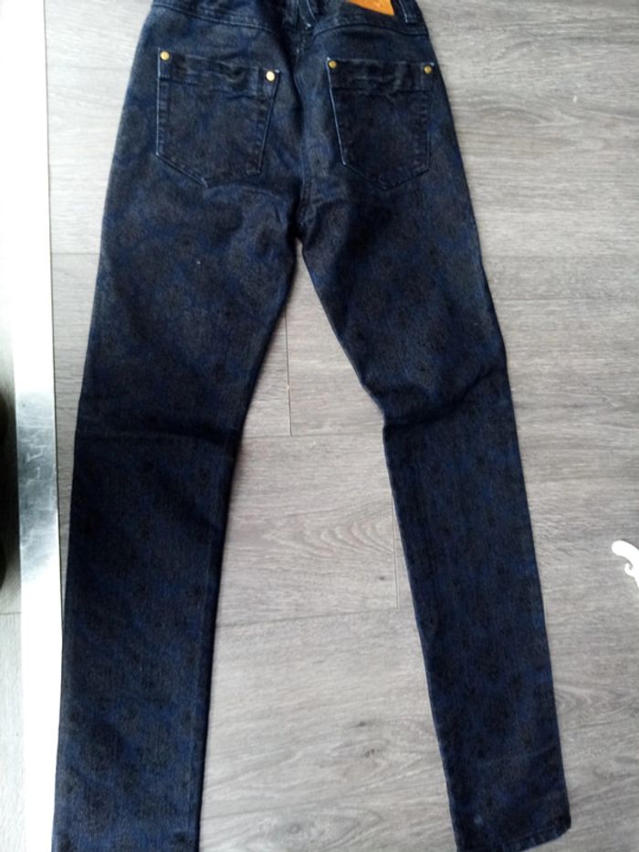 Pantalon bleu effet noir 12a - photo numéro 5