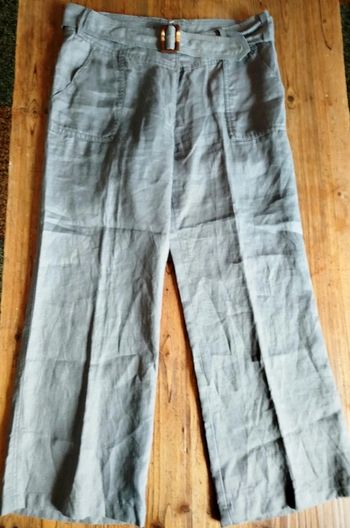 Pantalon jambes large d été T 42 neuf