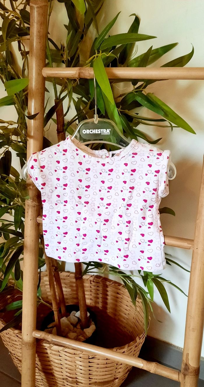 Tee shirt manche courte orchestra 1 mois