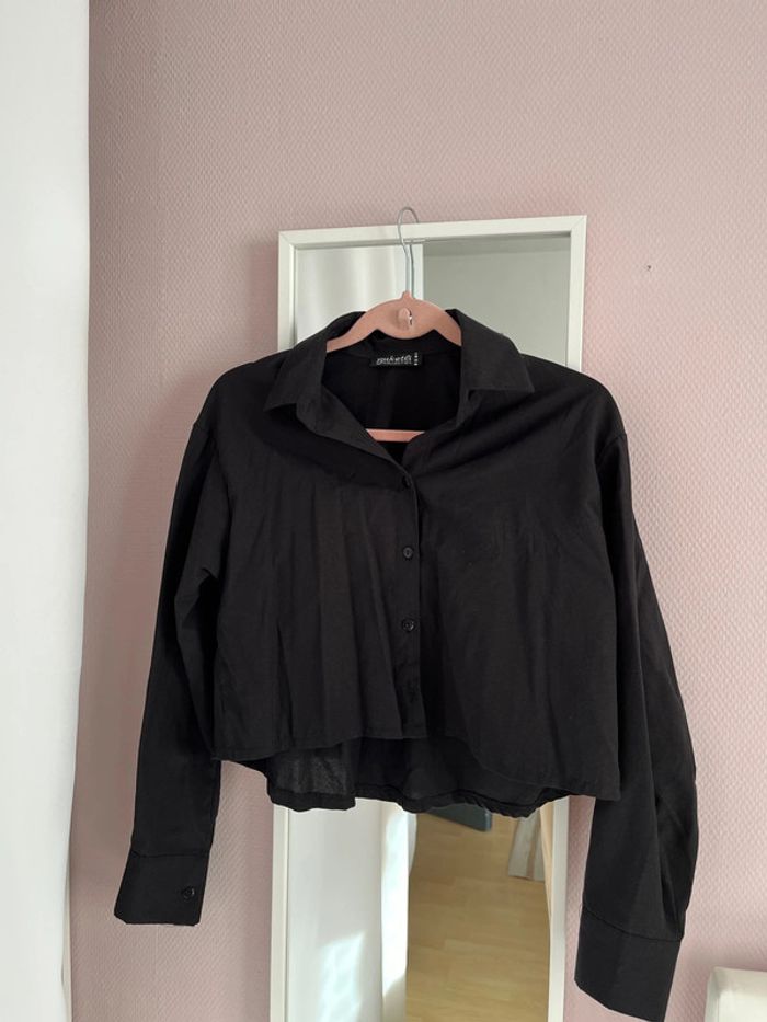 Chemise courte noire - neuve jamais porté