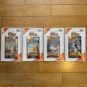 Artset Pokémon Étincelle Déferlantes – 4 blisters scellés FR