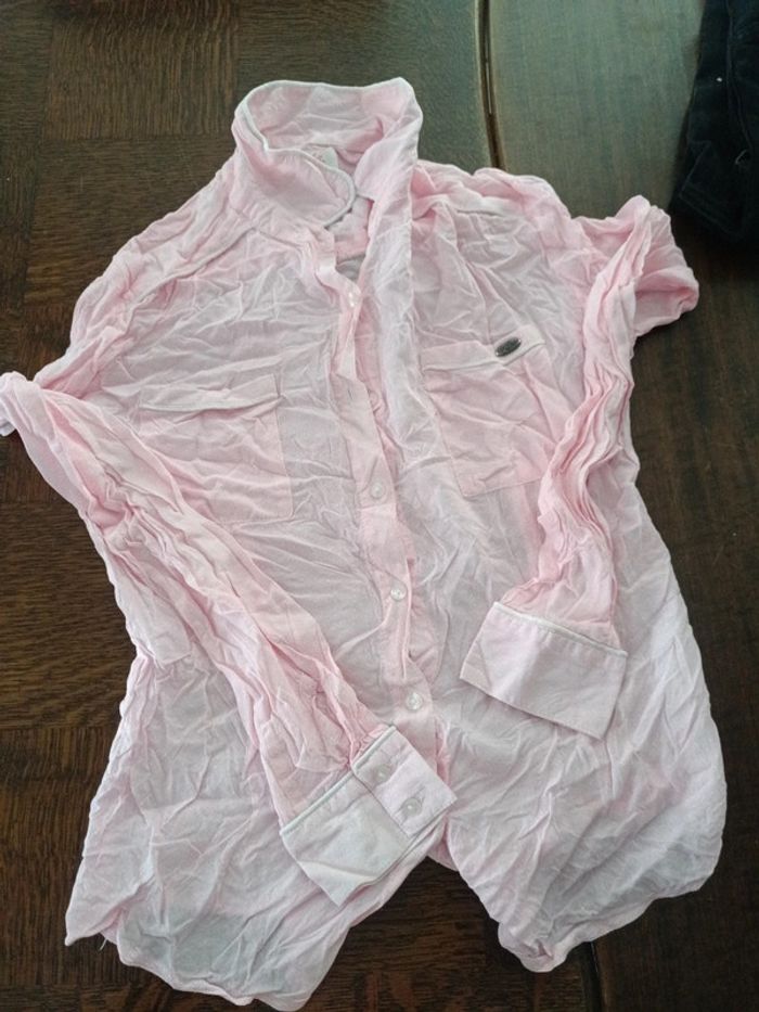 Chemise rose