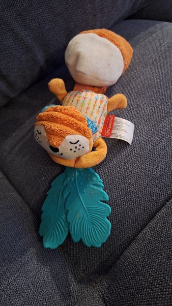 Hochet renard vibrant infantino