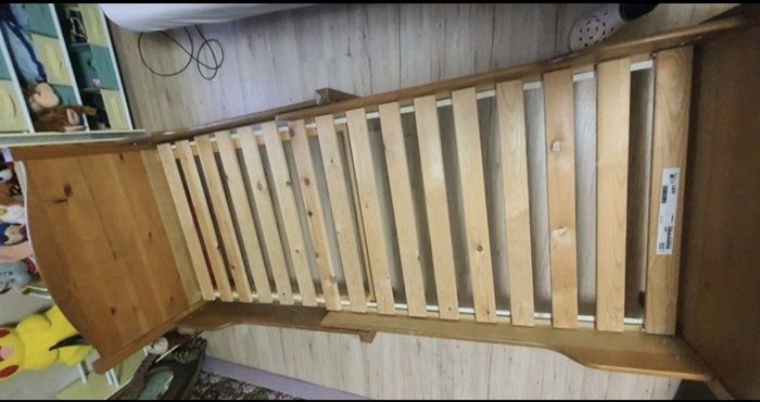 Lit évolutif enfant bois avec matelas - photo numéro 5