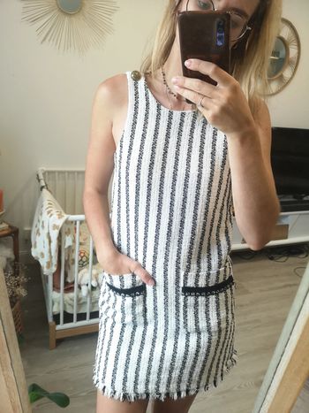 Robe en tweed