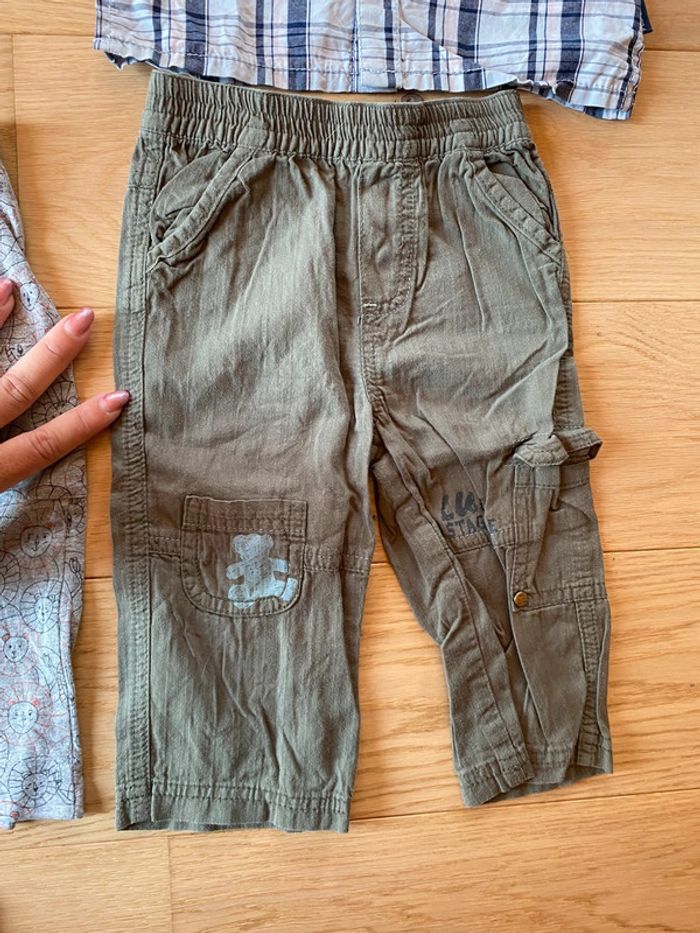 Lot garçon 12 mois été 6 vêtements légers - photo numéro 6