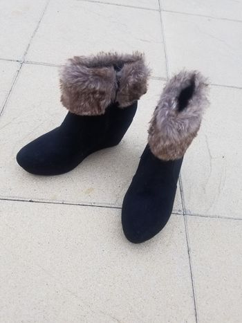 Bottines suédine 38