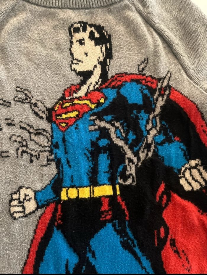 Pull - sweat / garçon / gris / 4ans / 105cm / Superman / Baby Gap - photo numéro 3