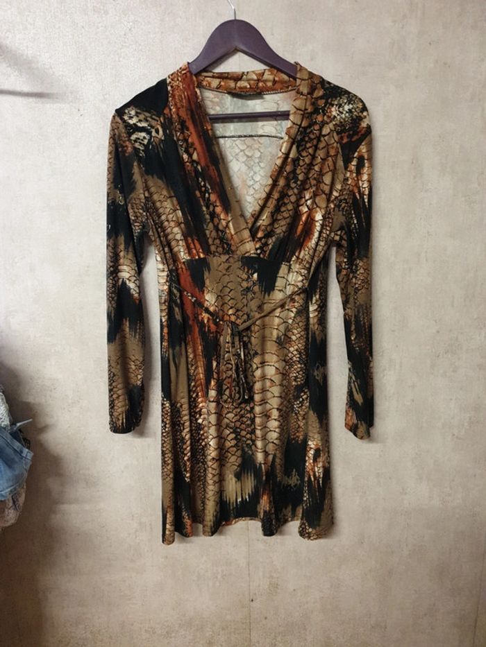 Robe motif python