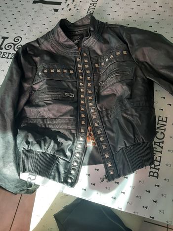 Veste en cuir