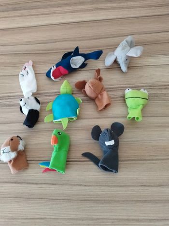 Lot de 10 Marionnettes à doigts