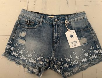Short denim Life femme